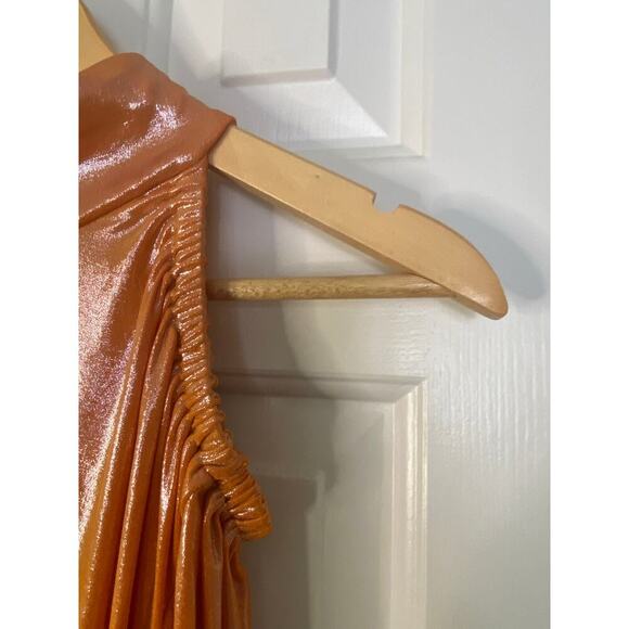 Rotate Alice Metallic Cutout Dress Size 8 - Picture 8 of 12